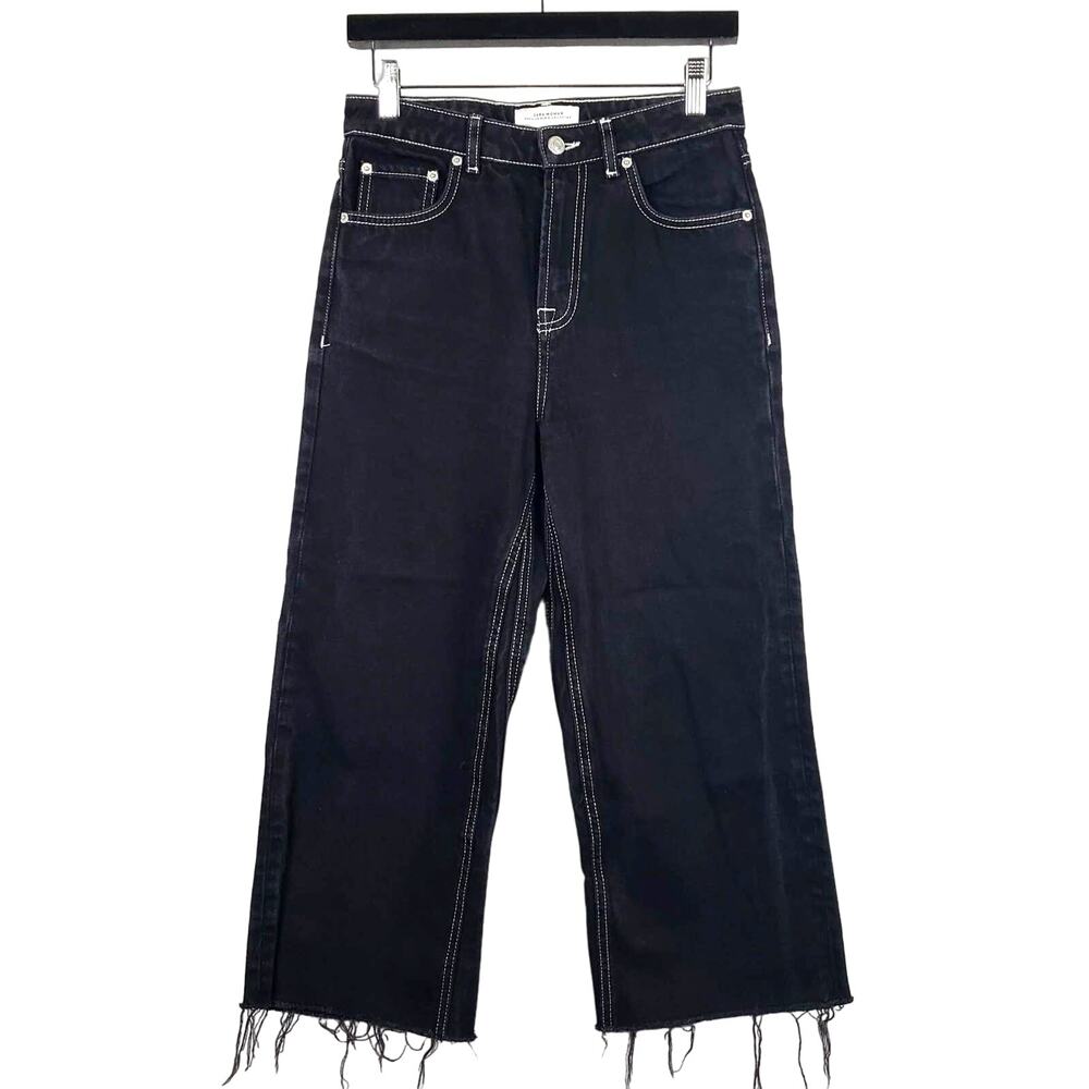 Zara Woman Premium Denim Straight Crop - 4